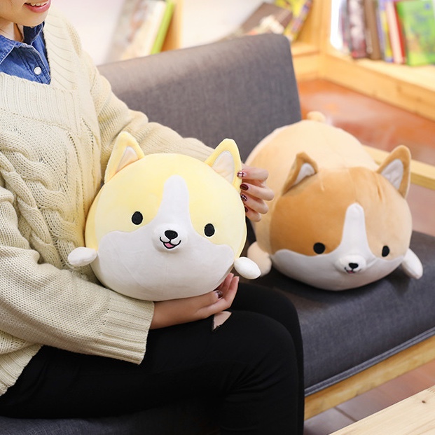 Peluche animale Corgi gallois, cadeau idéal