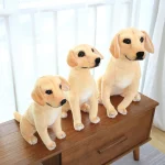 Peluche animaux chien Golden Retriever à câliner