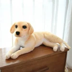 Peluche réaliste Golden Retriever pour enfants